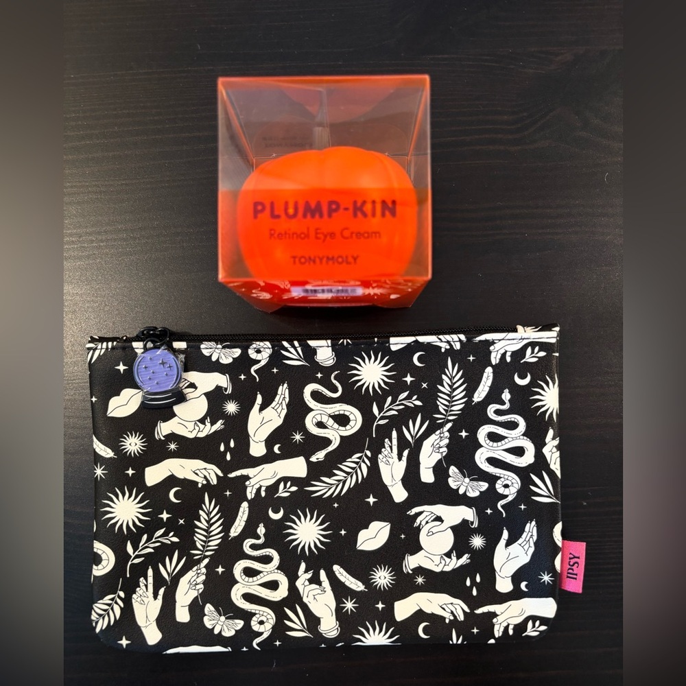 Tony Moly Plumpkin Eye Cream and Ipsy Bag NEW!